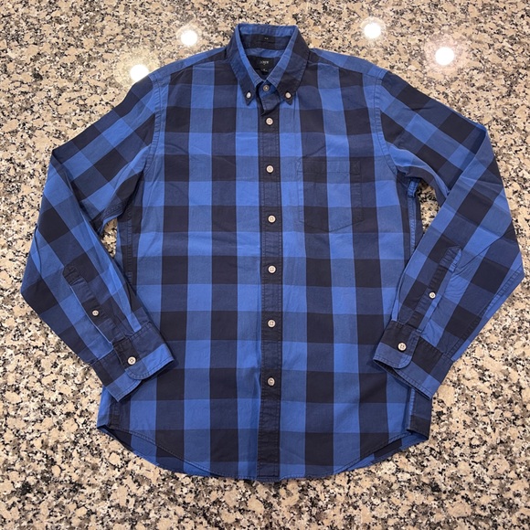 J. CREW Men’s Plaid Button Down Shirt - Size Medium - Good Condition! - Picture 7 of 7